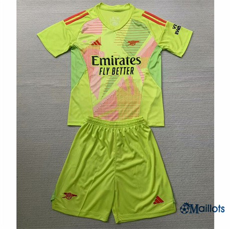 Maillot foot Arsenal Enfant Gardien de but Vert 2024-2025