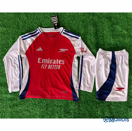 Maillot foot Arsenal Enfant Domicile Manche Longue 2024-2025