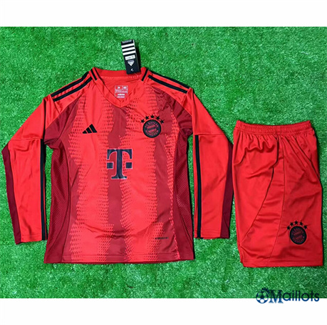 Maillot foot Bayern Munich Enfant Domicile Manche Longue 2024-2025