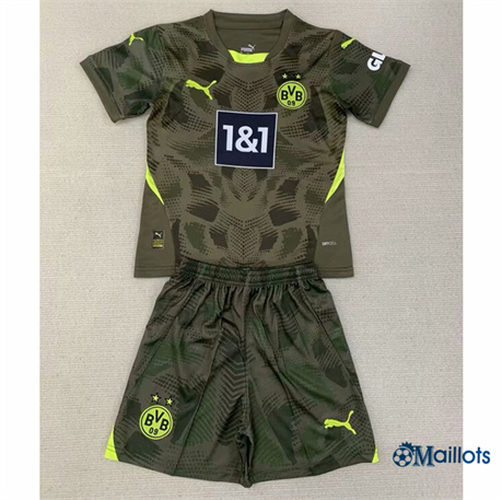 Maillot foot Borussia Dortmund Enfant Gardien de but Vert 2024-2025