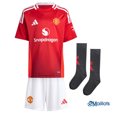 Maillot foot Manchester United Enfant Domicile 2024-2025