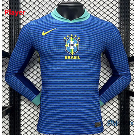 Maillot foot Brésil Player Exterieur Manche Longue 2024-2025