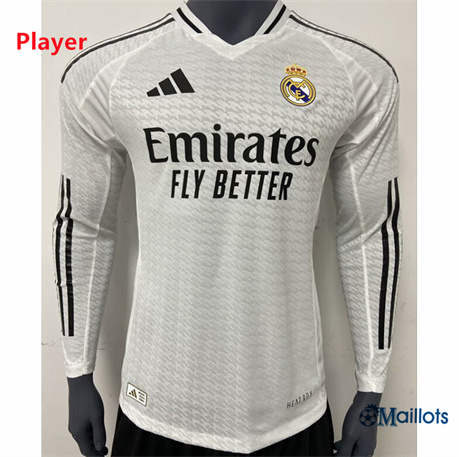 Maillot foot Real Madrid Player Domicile Manche Longue 2024-2025