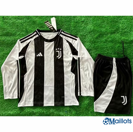 Maillot football Juventus Enfant Domicile Manche Longue 2024-2025