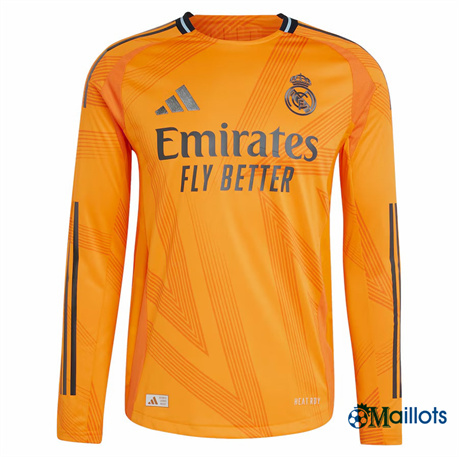 Grossiste Maillot football Real Madrid Exterieur Manche Longue 2024-2025