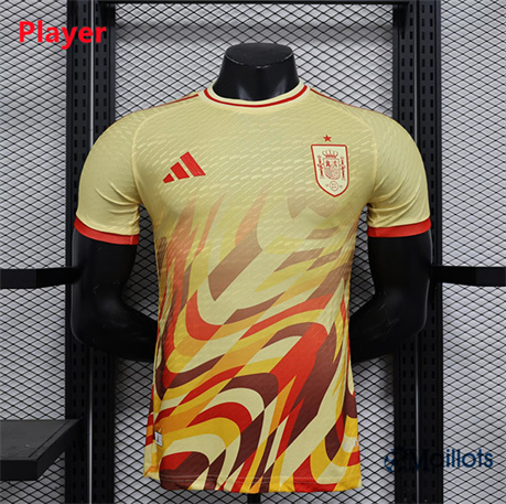 Grossiste Maillot football Espagne Player Special Jaune 2024-2025