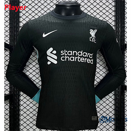 Grossiste Maillot football FC Liverpool Player Exterieur Manche Longue 2024-2025