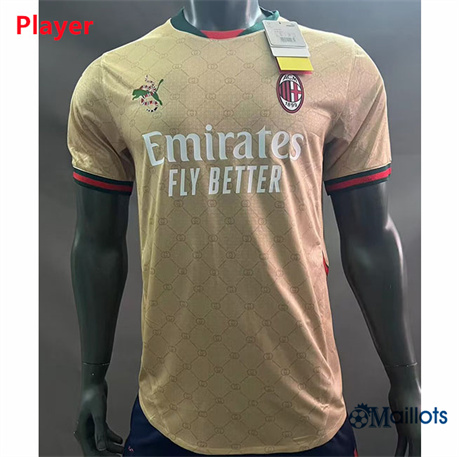 Nouveau Maillot football Milan AC Player X Gucci spéciale 2024-2025