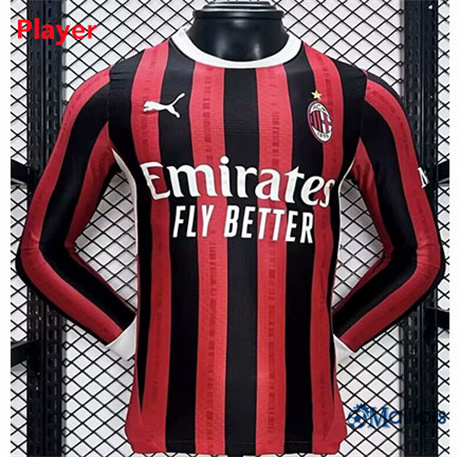 Flocage Maillot foot Milan AC Player Manche Longue 2024-2025