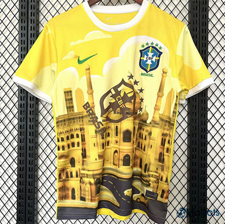 omaillots Maillot football Brésil Special Jaune 2025-2026