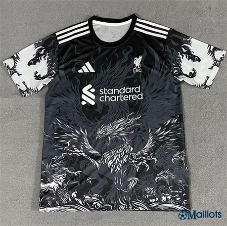 omaillots Maillot football FC Liverpool Special Noir/Blanc 2025-2026