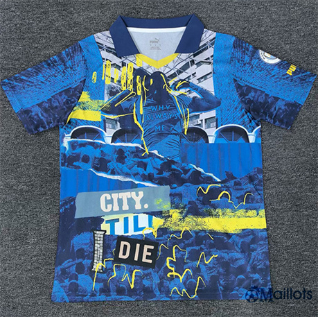 omaillots Maillot football Manchester City Édition limitée Bleu 2025-2026