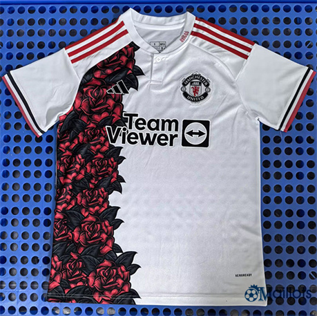 omaillots Maillot football Manchester United Special Rouge/Blanc 2025-2026