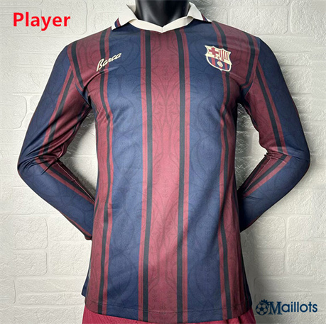 omaillots Maillot football FC Barcelone Player 120e anniversaire Manche Longue 2025-2026