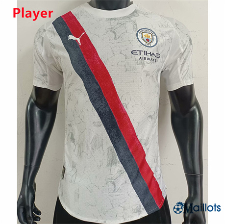 omaillots Maillot football Manchester City Player Blanc 2025-2026