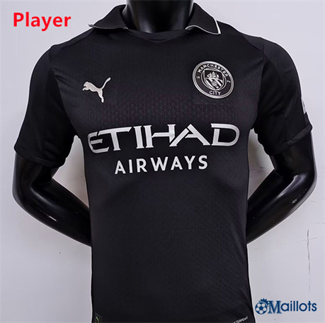 omaillots Maillot football Manchester City Player Noir 2025-2026