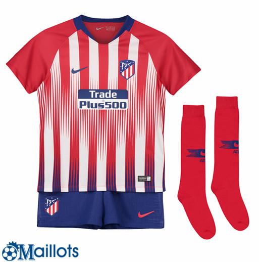 Atletico Madrid Foot Maillot Enfant Domicile 2018 2019