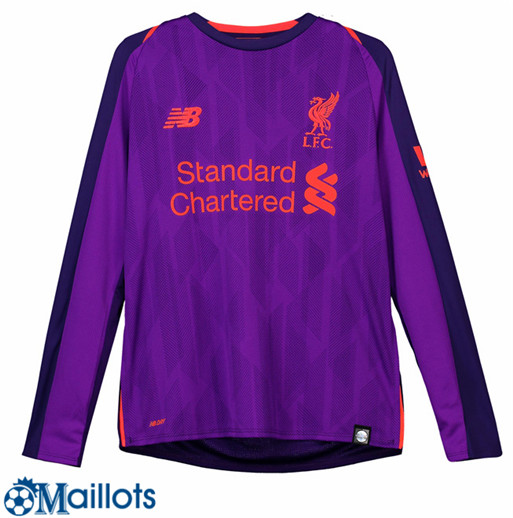 Liverpool Foot Maillot Enfant Extérieur Manche Longue 2018 2019