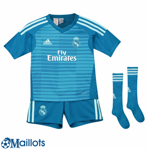 Real Madrid Foot Maillot Enfant Extérieur Goalkeeper 2018 2019