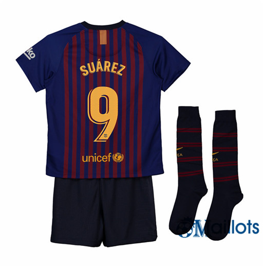 Ensemble Maillot Enfant Barcelone 9 Suárez Domicile 2018 2019