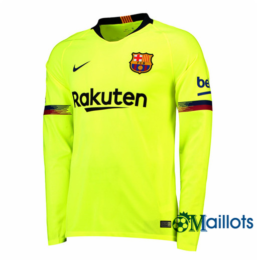 Maillot de Football Barcelone Extérieur Manche Longue 2018 2019