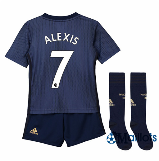 Ensemble Maillot Enfant Manchester United 7 Alexis Third 2018 2019