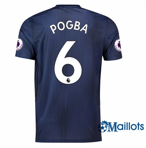 Maillot de Football Manchester United 6 Pogba Domicile 2018 2019