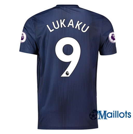 Maillot de Football Manchester United 9 Lukaku Domicile 2018 2019